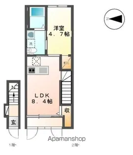 アヴァンス【2階】の間取り