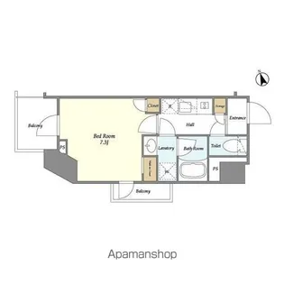 BLUROCK青葉台【7階】の間取り