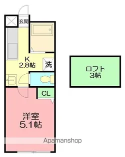 ラヴィータ湘南【1階】の間取り