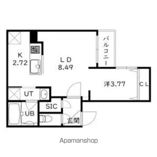 ウェルズビレッジ【3階】の間取り