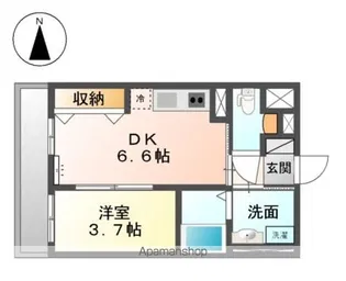 COZY豊中蛍池【1階】の間取り