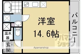百万遍ハイツ【1階】の間取り