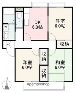 グランコートK A・B棟【1階】の間取り