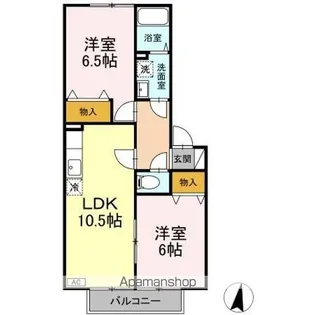 フォレステージ10【2階】の間取り