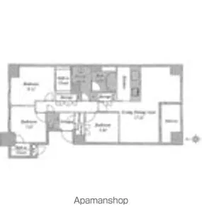 グレンパーク駒場 WEST棟【2階】の間取り