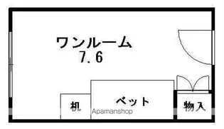 ドエル美園【607号室】の間取り