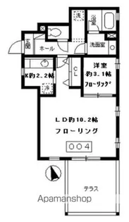 メゾントレフル【1階】の間取り