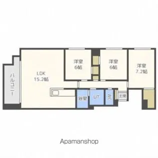 クレステージ宮の森【4階】の間取り