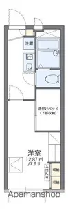レオパレスRED【208号室】の間取り