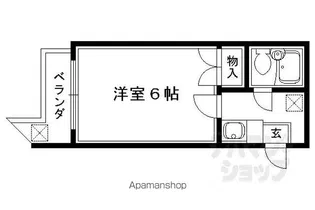 ラ・シャンブル【415号室】の間取り