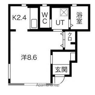 BONHEUR常盤台A棟【1階】の間取り