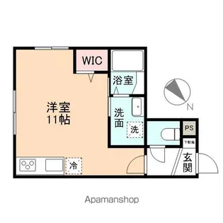 エッジモーメント旅籠【2階】の間取り