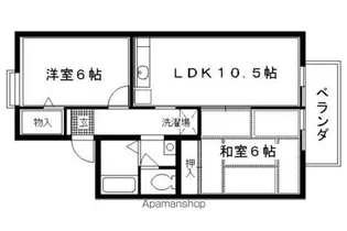 ラヴィアンローズヒル【A203号室】の間取り