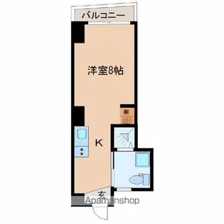 D7松山【203号室】の間取り