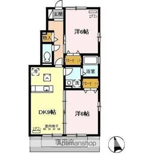グランディール C【1階】の間取り