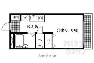 アメニティ岩倉南【103号室】の間取り