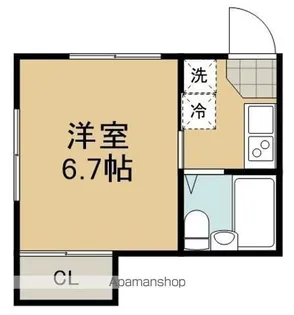 蜆川東レジデンス【201号室】の間取り