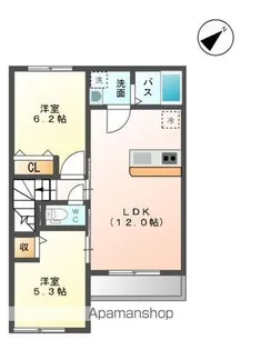 グランド エリシオン【2階】の間取り