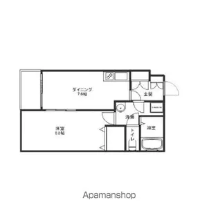 LAUREL COURT 田町(ローレルコート田町)【305号室】の間取り