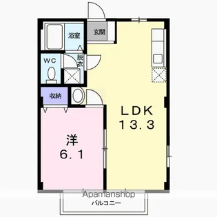 めぞん桂【1階】の間取り