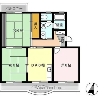 コーポラス望月【2階】の間取り