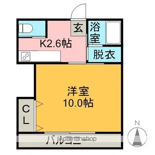サクシード337【103号室】の間取り