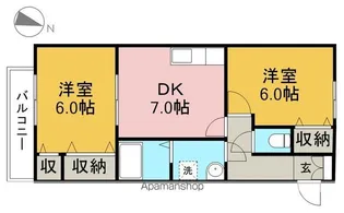 グレイス五台山【2階】の間取り
