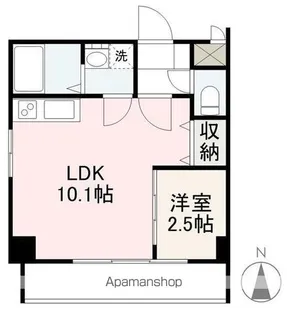 プレシャスタイム本町【3階】の間取り