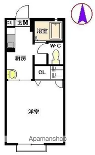 サンライフシティ B棟【1階】の間取り