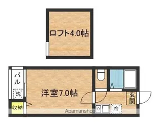 Y,S COCO(ワイズココ)【203号室】の間取り