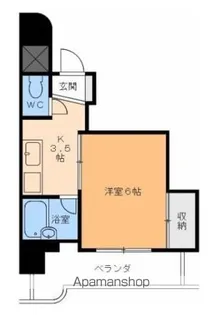 ニューあかし【2階】の間取り