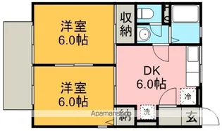 エスポワール海和【1階】の間取り