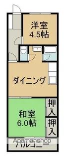 ニュー今津ハイツ【102号室】の間取り