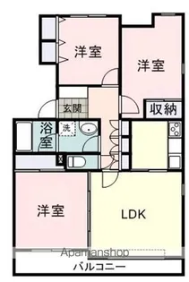 ハウス安東【102号室】の間取り