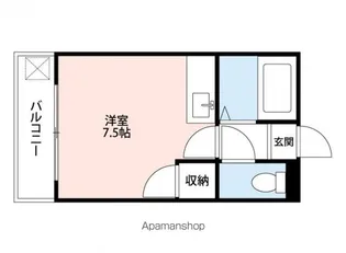 ビラコーポ和白【303号室号室】の間取り