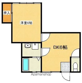 若井荘【2階】の間取り
