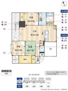 エンクレスト南福岡 奏の杜【3階】の間取り