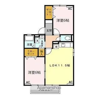 ドシル【2階】の間取り