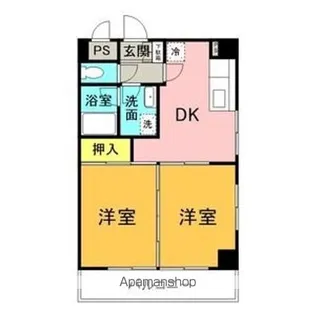 グランビル泉【5階】の間取り