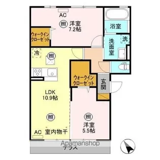 ピノン【1階】の間取り