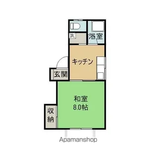 コーポ21【1号室】の間取り