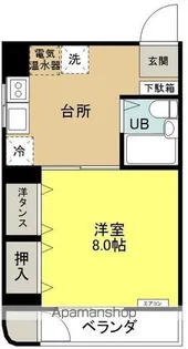 シャトレー A,ONE【4階】の間取り