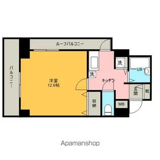 メインステージ白金高輪【403号室号室】の間取り