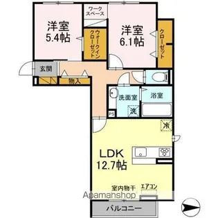 ハイピクチャー D棟【3階】の間取り