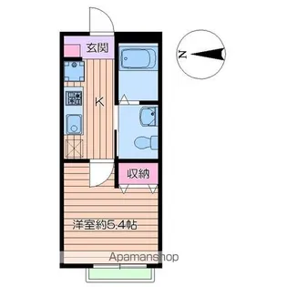 パーセ吉田【204号室】の間取り