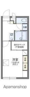 レオパレスサザンハイツ【2階】の間取り