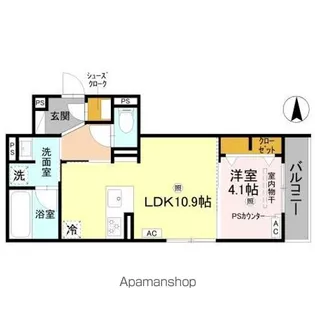 クラシスト新金岡【302号室】の間取り