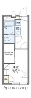 レオパレスオープンハウス21【2階】の間取り
