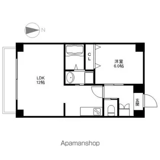 ブルームライフ今池【5階】の間取り