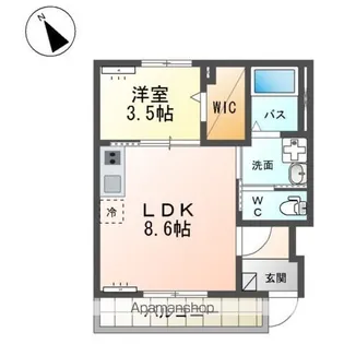 グランバレーⅡ【1階】の間取り